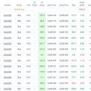 Javier Trading Scalper Gold EA live results 2