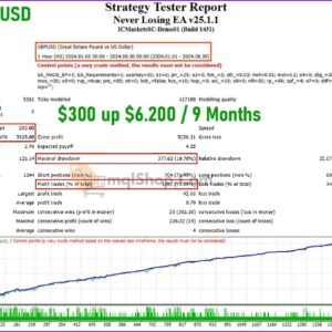 Never-Losing-EA-Backtests